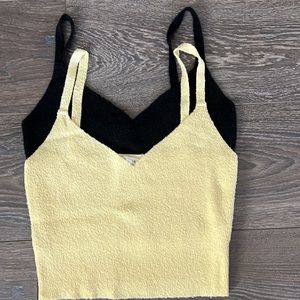 2 Pacsun sweater cropped tanks
